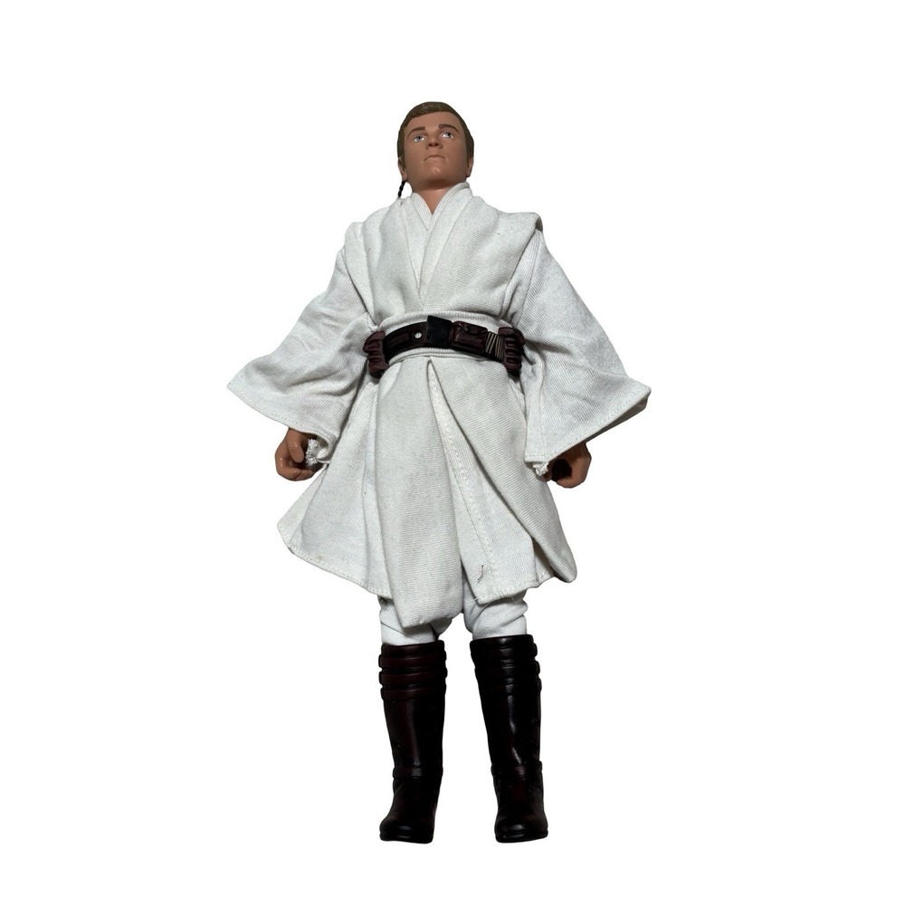 Vintage 1994 Hasbro Obi-Wan Kenobi Doll - 12 Inch - *Stained Clothing*